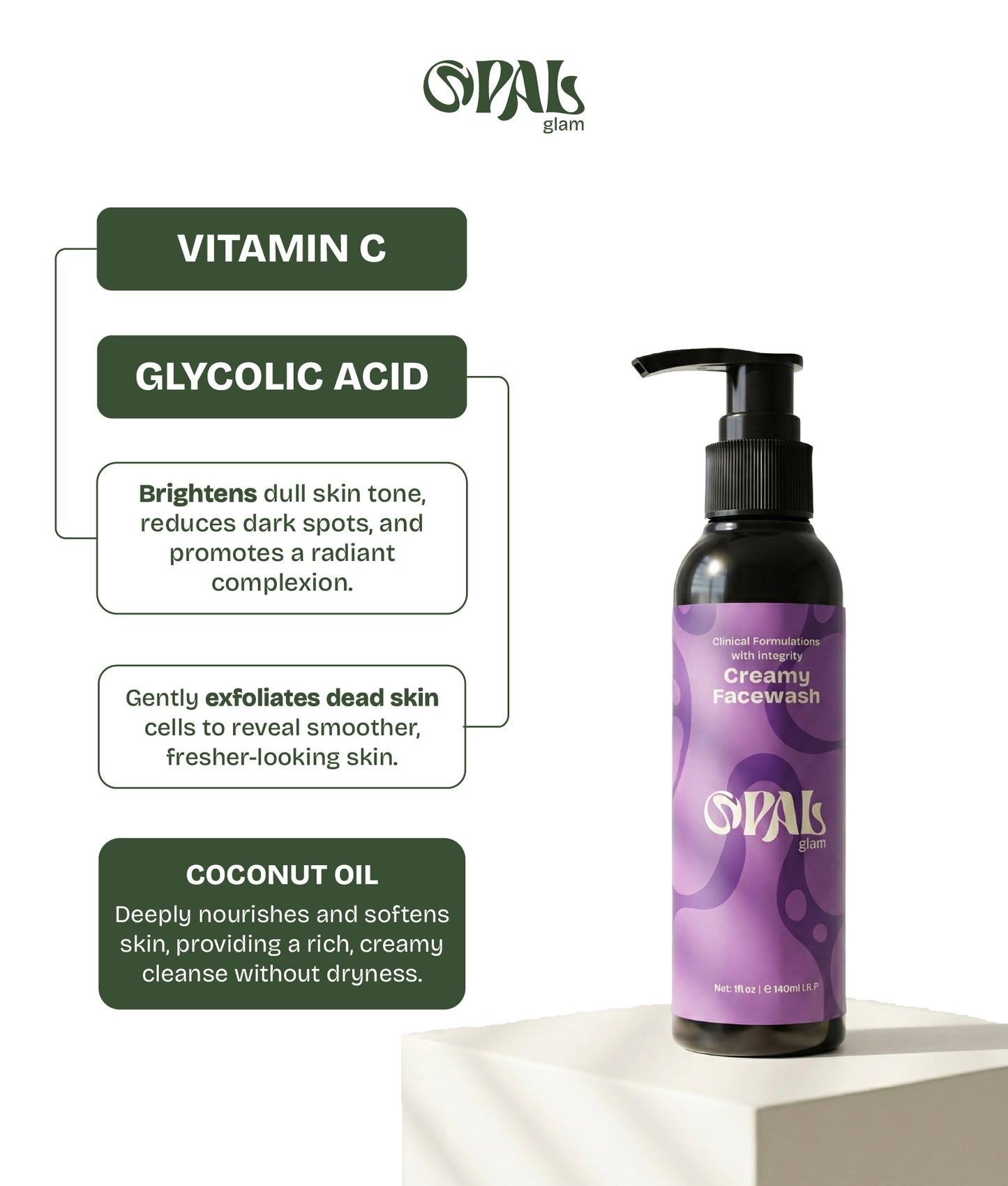 Creamy Facewash for instant brightning